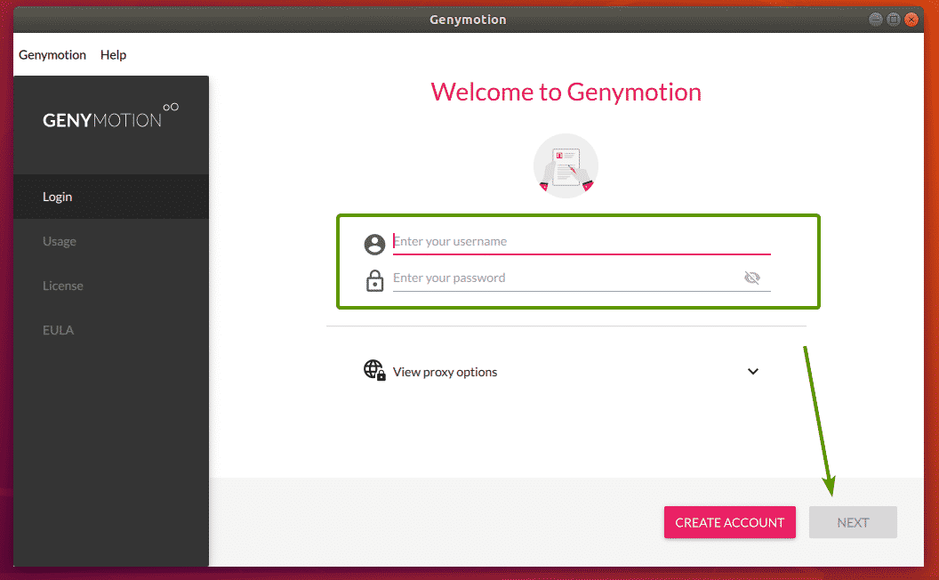 Genymotion key